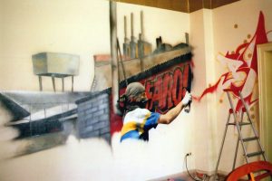 Graffiti Auftrag | Innenraum
