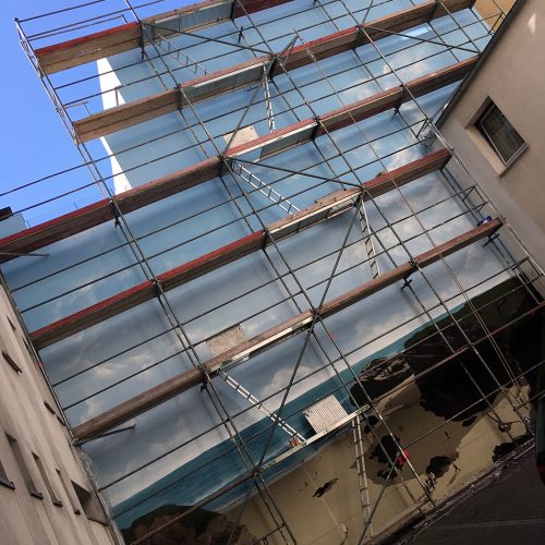 Graffiti in der Innenstadt von Hannover