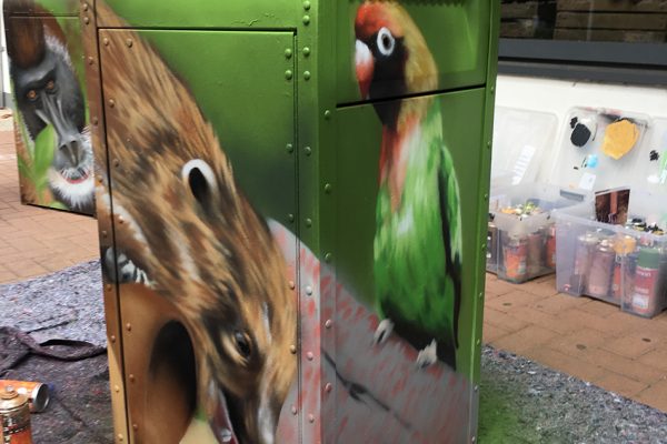 Graffiti im Zoo Hannover 2018