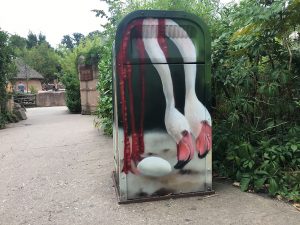 Graffiti im Zoo Hannover 2018