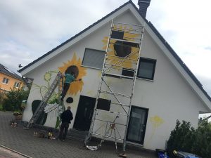Sonnenblumen EInfamilienhaus