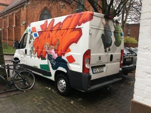 Graffiti Kleinbus