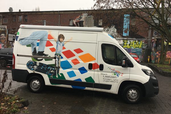 Graffiti Kleinbus
