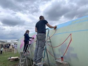Graffitievent beim Erdbeerfest in Gestorf