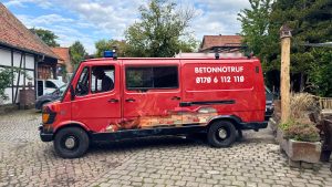 feuerwehrauto graffiti
