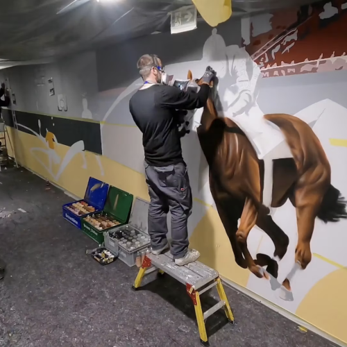 Graffiti Sporthalle Langenhagen