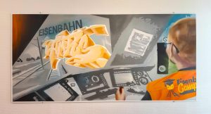 Eisenbahncampus-Graffiti